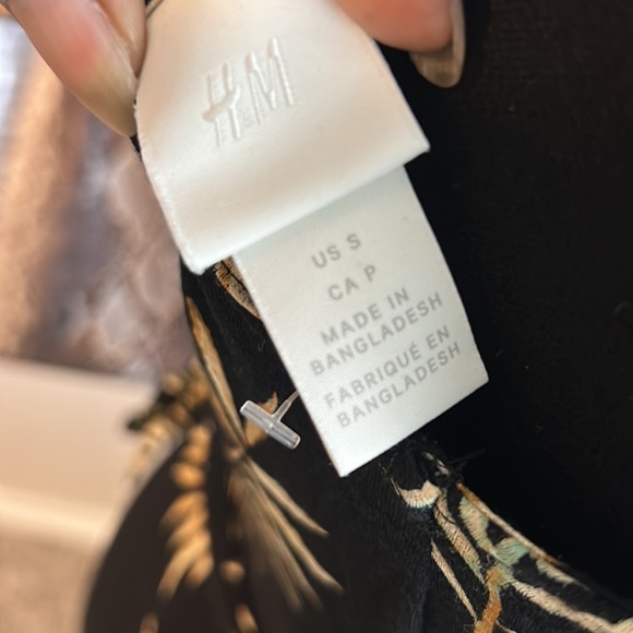 H&M Black Tropical Sleeveless Dress - Picture 5 of 7